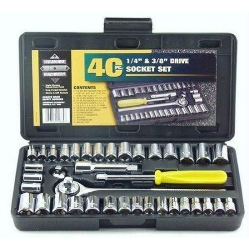 Buy Branded Heavy Duty 40 PC Socket Wrench Set Online at Best Price in